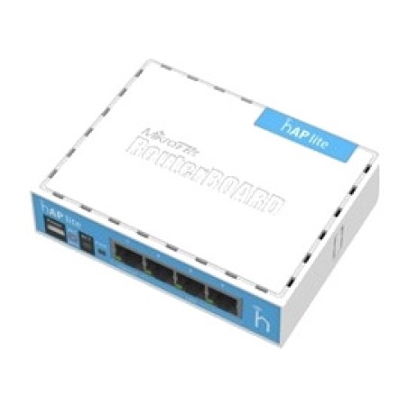 2.4 ghz wifi n router with 4 ports hap-lite rb941-2nd 650mhz 32mb