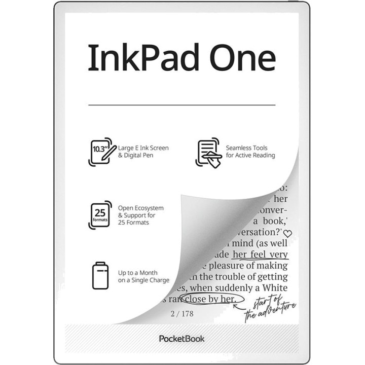 POCKETBOOK Lector de libros electrónicos con pantalla 10,3 pulgadas INKPAD-ONE 32GB MGS0000036116
