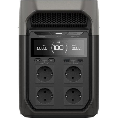 stazione di energia portatile con batteria lfp delta-3 1024wh 1800w