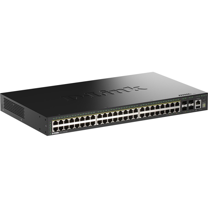 D-LINK Zarządzalny stosowany switch 48-portowy gigabit PoE 4