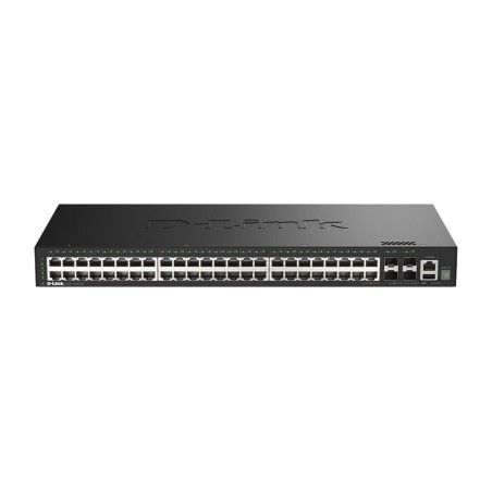 switch gestionable apilable de 48 puertos gigabit y 4 sfp+ dgs-1530-52 10g