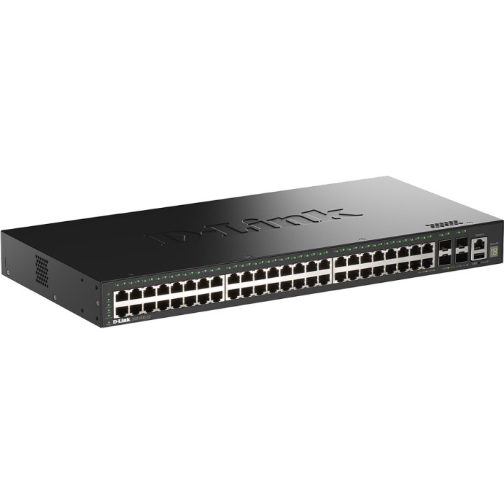 D-LINK Switch gérable stackable de 48 ports gigabit et 4