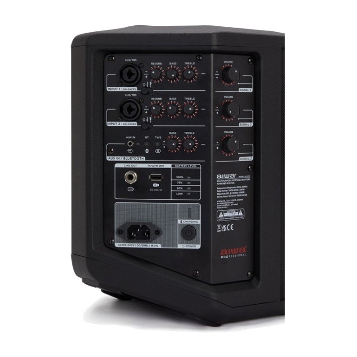 AIWA Altoparlante amplificato portatile con batteria AX-1PRO