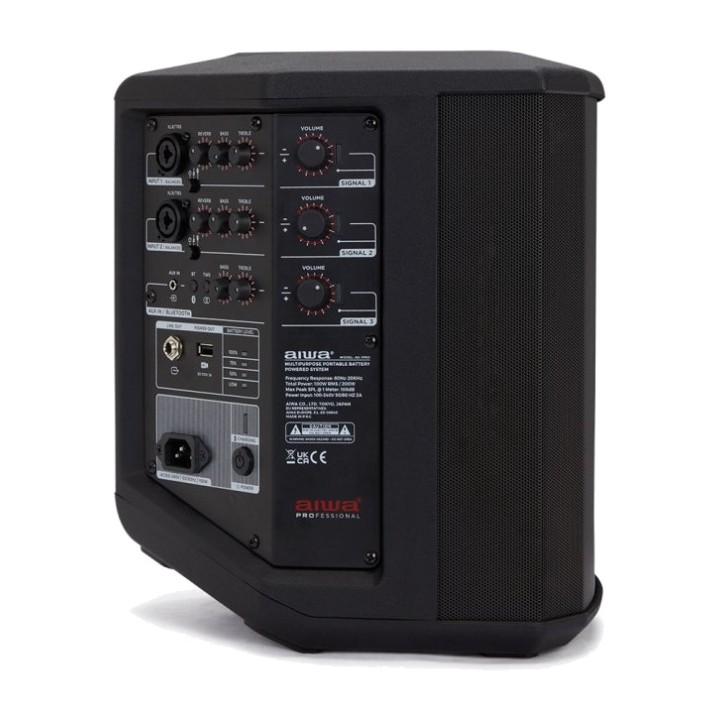 AIWA Enceinte portable amplifiée avec batterie AX-1PRO 100W