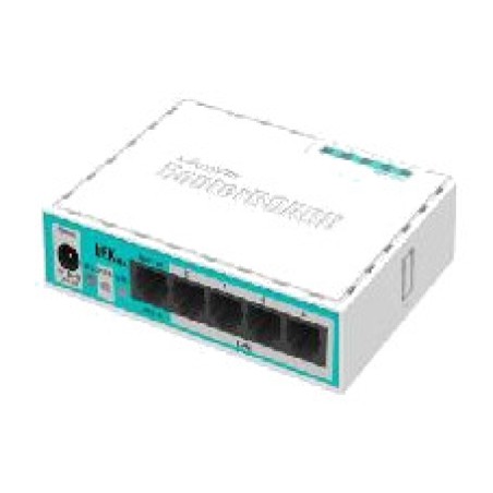 router ethernet de 5 puertos hex-lite routeros-l4 32mb