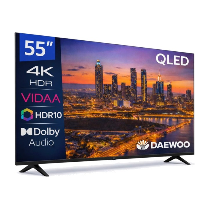 DAEWOO Televisor inteligente QLED de 55 pulgadas 55VB56QV