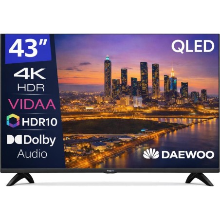 téléviseur intelligent qled de 43 pouces 43vb56qv 4k-uhd vidaa