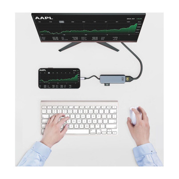 ACT CONNECTIVITY Adaptateur multi-port USB-C vers double
