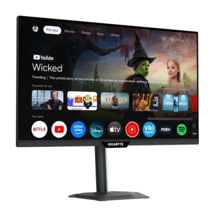 GIGABYTE Monitor gaming con Google TV M27QS 27" QHD 180HZ