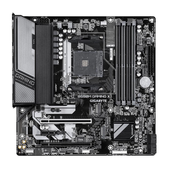 GIGABYTE Carte mère micro ATX pour AMD B550M-GAMING-X AM4