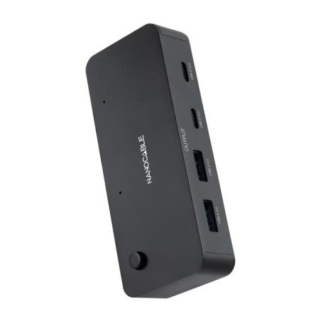 switch per condividere 4 periferiche tra 2 computer usb-3.0 2xusb-a 2xusb-c