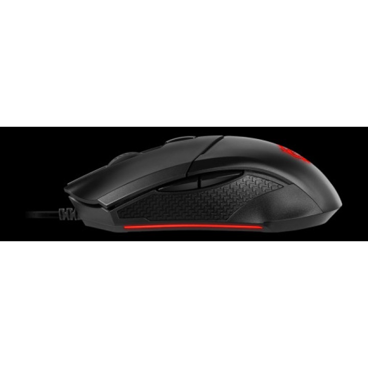 MSI Ratón gaming con cable e iluminación LED CLUTCH-GM08
