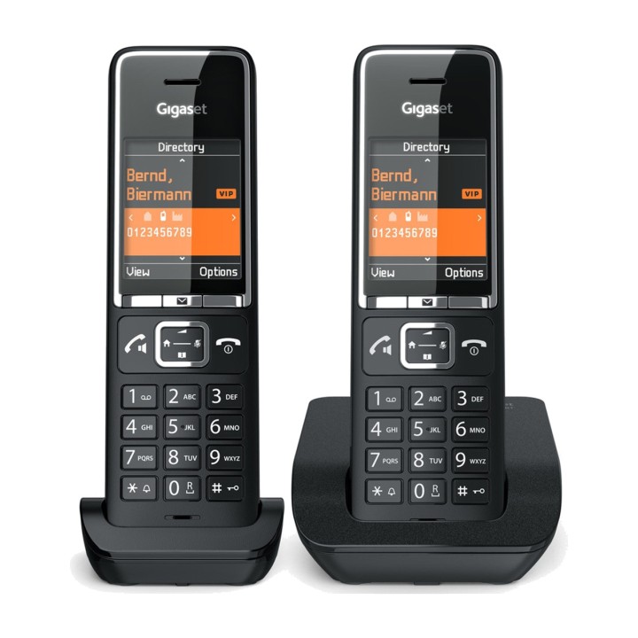 GIGASET Telefono fisso cordless DECT con 2 portatili