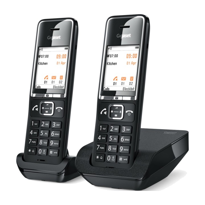 GIGASET Telefono fisso cordless DECT con 2 portatili