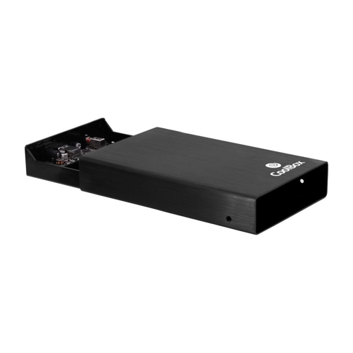 COOLBOX Externes Aluminiumgehäuse für SATA-Festplatte