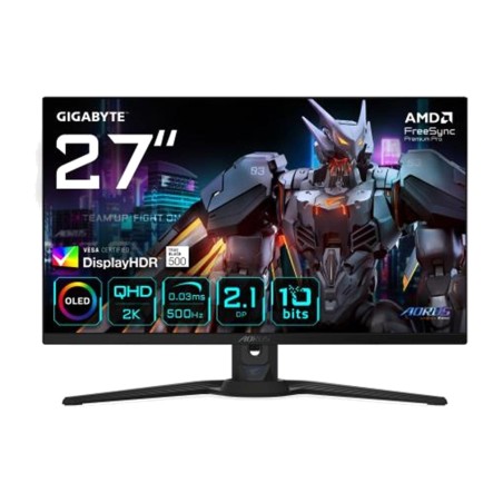 monitor gaming qd-oled de 27 pulgadas aorus fo27q5p qhd 500hz