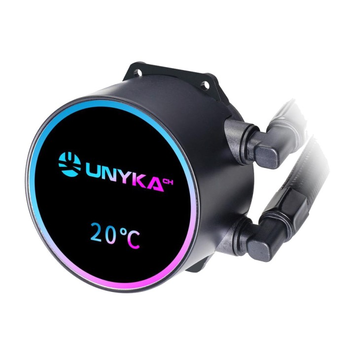UNYKACH Flüssigkeitskühlungs-Kit für die CPU mit Display und