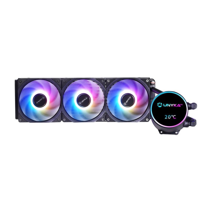 UNYKACH Kit de refroidissement liquide pour CPU avec écran