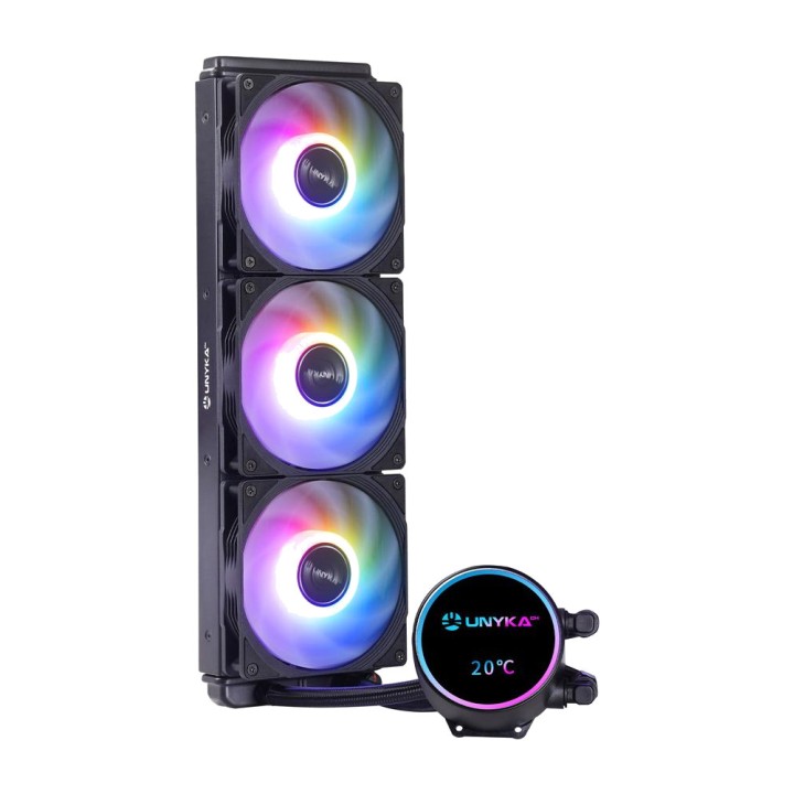 UNYKACH Kit di raffreddamento a liquido per CPU con display