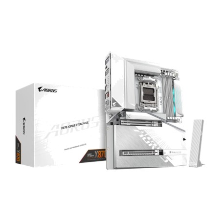 placa base atx para amd x870 aorus stealth ice am5
