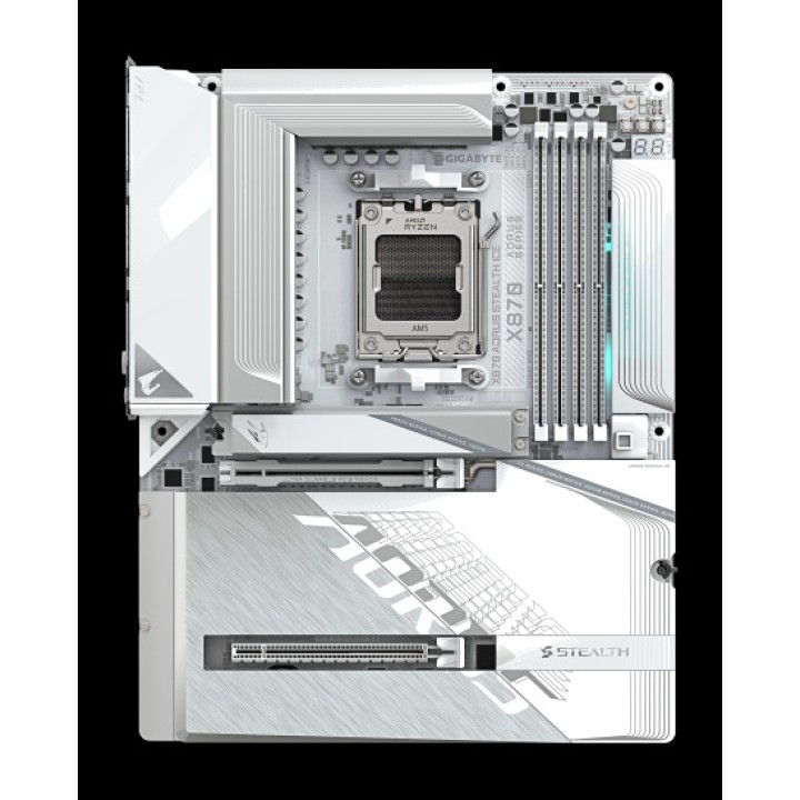 GIGABYTE Scheda madre ATX per AMD X870 AORUS STEALTH ICE AM5