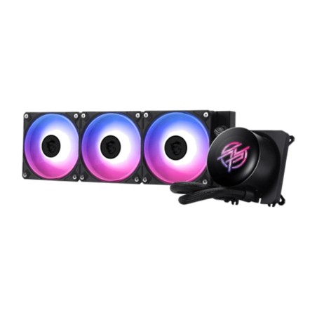 aio liquid cpu cooler with ips display mpg coreliquid-p13 360-argb