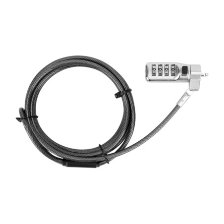 laptop security cable lock with resettable combination defcon-compact 198 cm