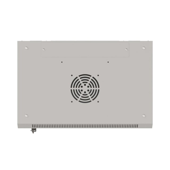 LANBERG Wandmontierter Rackschrank mit Glastür 19" 9U