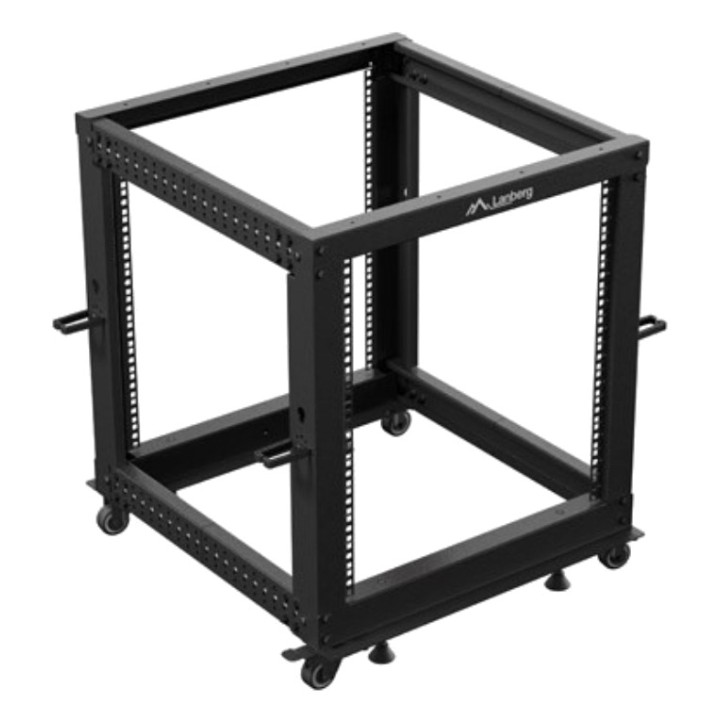 LANBERG Open floor-standing rack cabinet 19" 12U 600X600MM