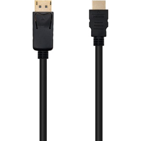 cable conversor displayport a hdmi con conectores macho 1.2a 4k 200 cm
