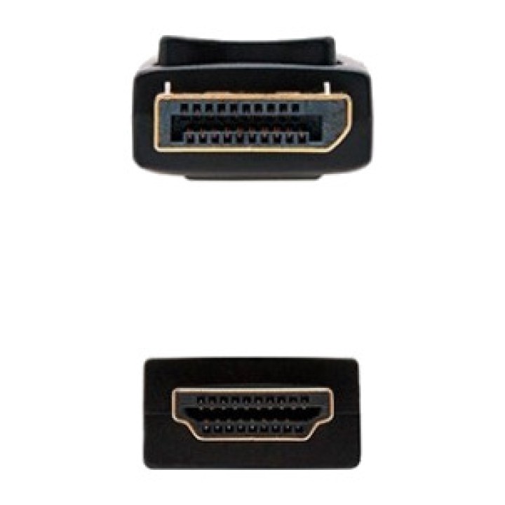NANOCABLE Cable conversor DisplayPort a HDMI con conectores macho 1.2A 4K 200 CM DSP0000006339