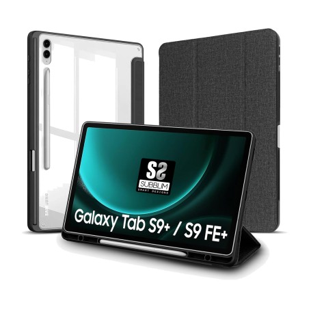 shockproof tablet case with transparent back clear-shock-case galaxy-tab s9+/fe+ 12.4"