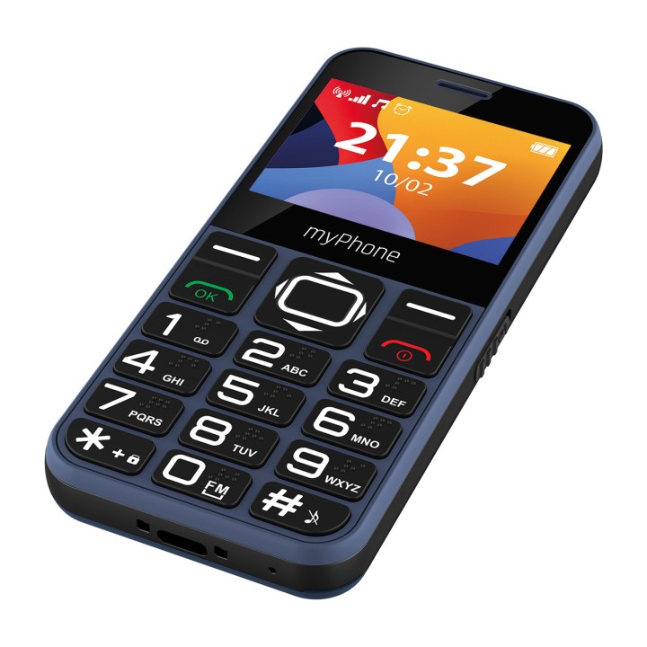 MYPHONE Basic mobile phone with large keys and SOS button