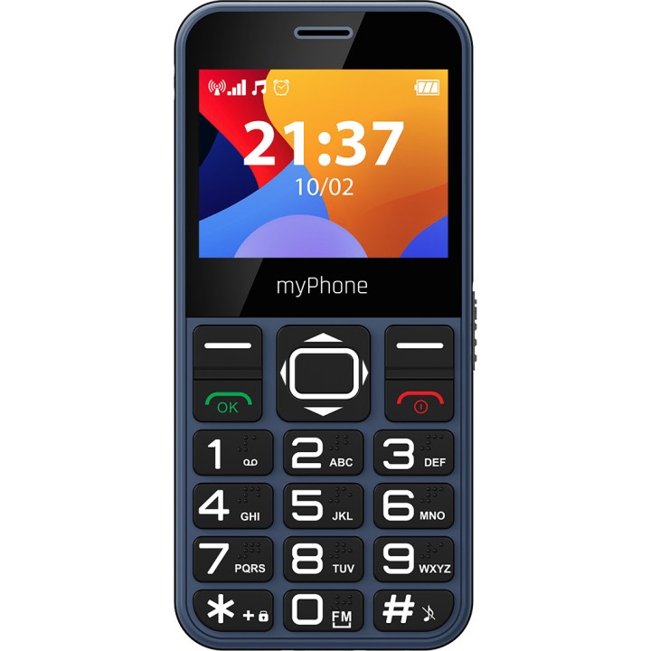 MYPHONE Basic mobile phone with large keys and SOS button