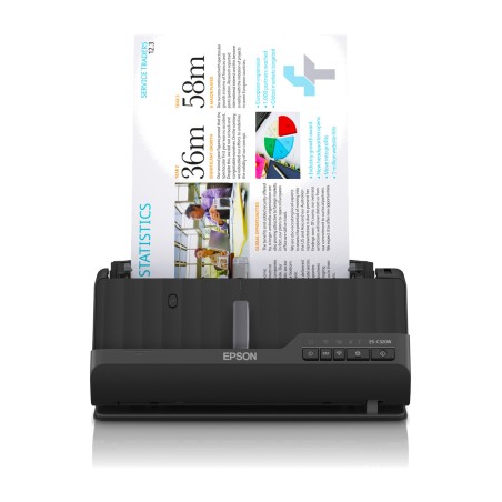 scanner per documenti compatto con alimentatore automatico, scansione fronte/retro e wi-fi es-c320w a4 30ppm