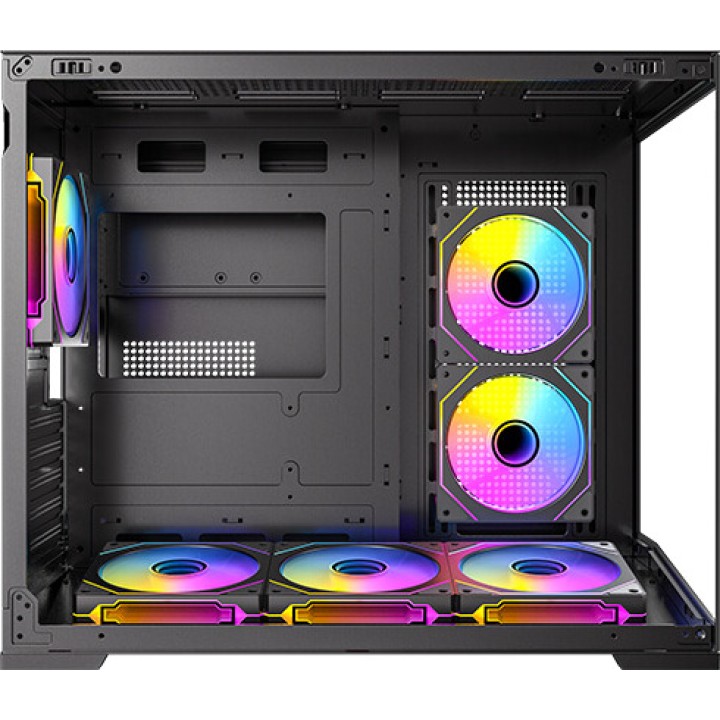 ANTEC Case PC Mini Tower panoramico con vetro temperato