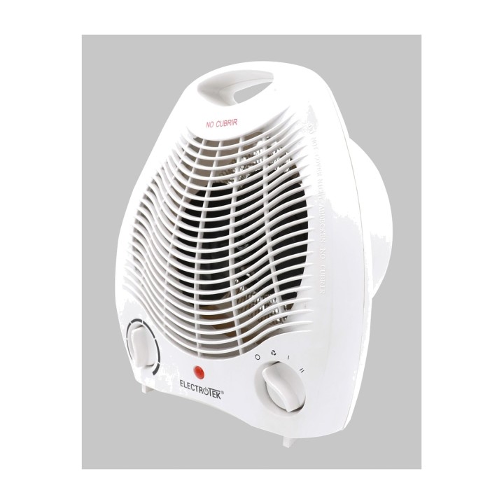 ELECTROTEK Calefactor termoventilador portátil con asa y