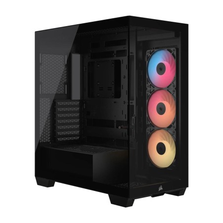 mid-tower pc case with tempered glass 3500x rs-r-argb