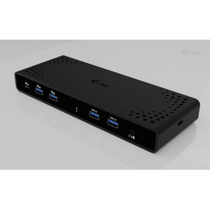 I-TEC Docking station universal 12 en 1 para 2 monitores 4K