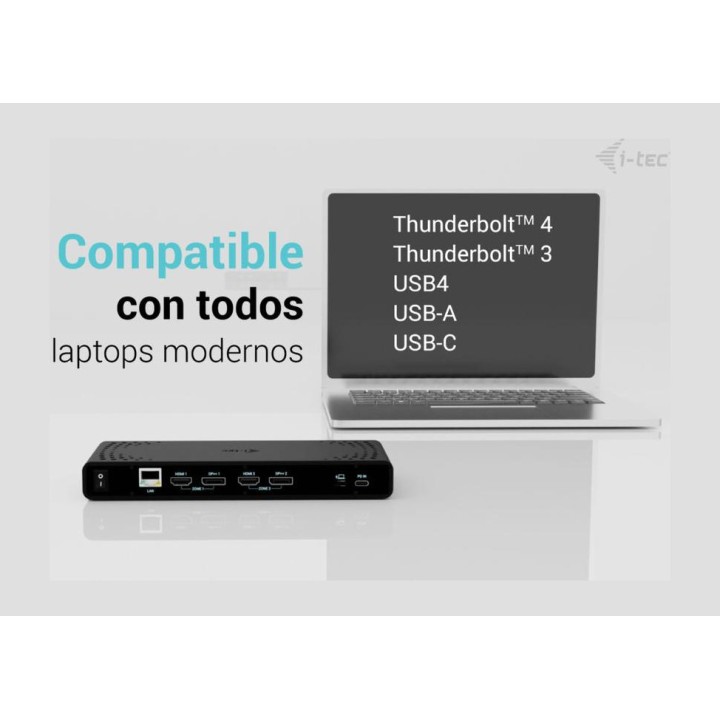 I-TEC Station d’accueil universelle 12-en-1 pour 2 moniteurs