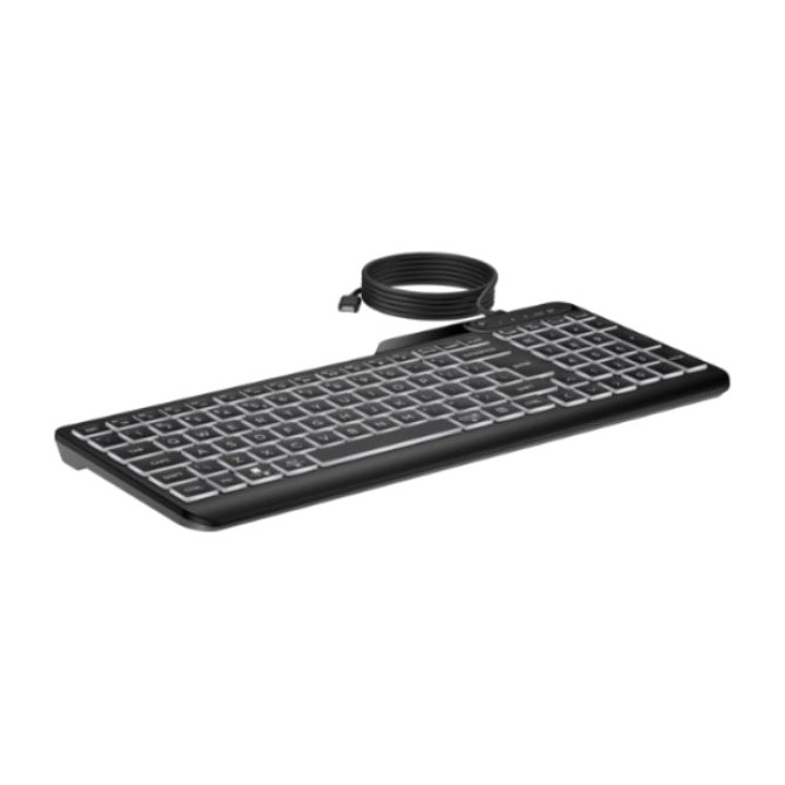 HP Tastiera USB cablata retroilluminata con layout spagnolo