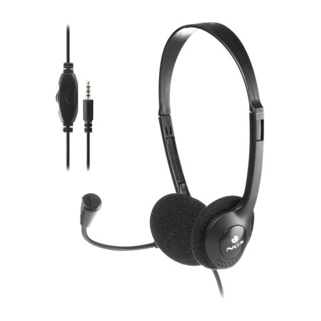 căști cu bandă pentru cap, microfon reglabil și jack de 3,5 mm ms103max