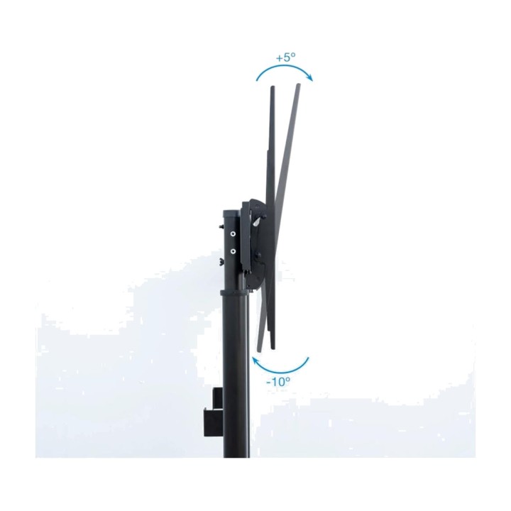 TOOQ Soporte de suelo y pared con altura regulable