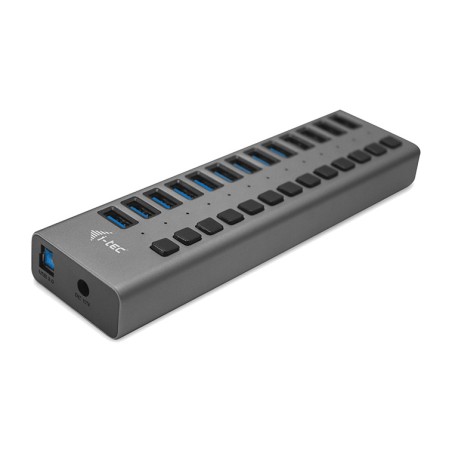 usb-3.0-ladehub mit 13 anschlüssen und externem netzteil u3chargehub13