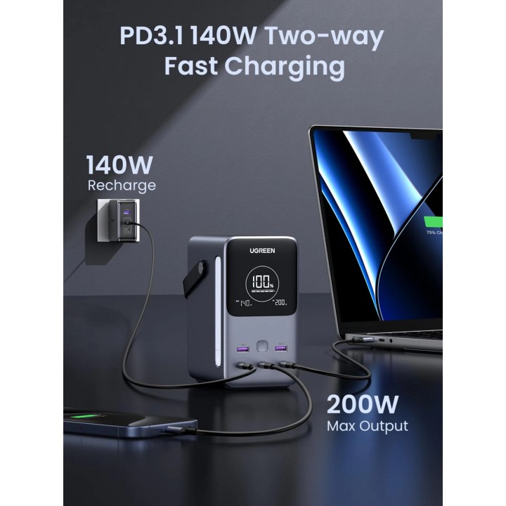 UGREEN Batteria esterna ad alta capacità per laptop