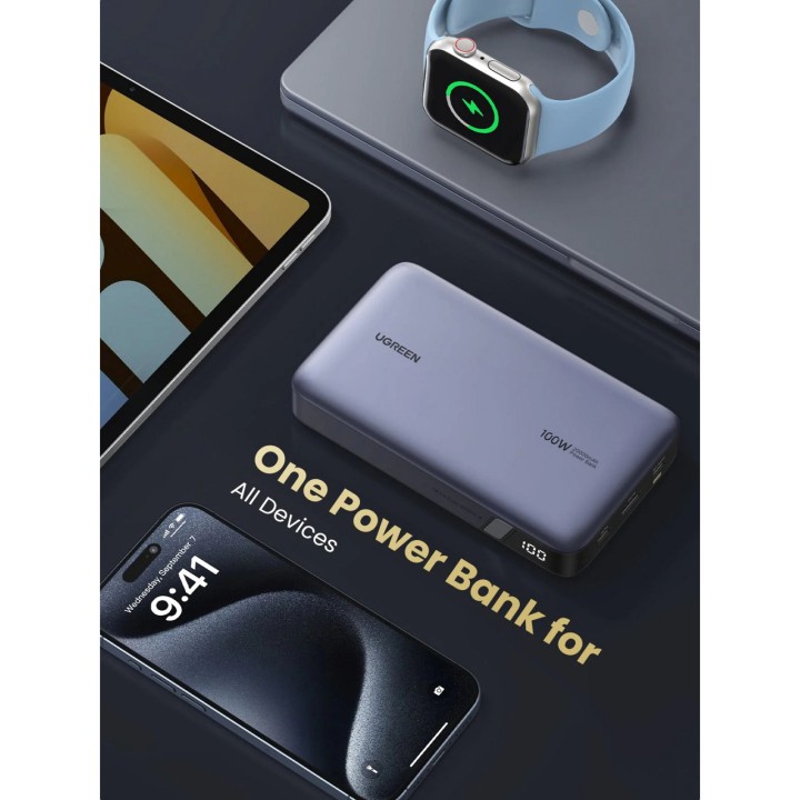 UGREEN Schnelllade-Powerbank für Mobiltelefone und Laptops
