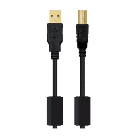 usb printer cable with gold-plated connectors and ferrite cores 2.0-a-b 200 cm