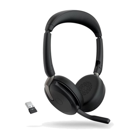 wireless stereo office headphones with microphone evolve2-65-flex uc usb-a-26699-989-999