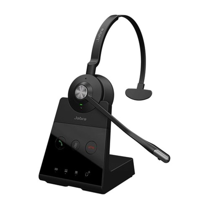 JABRA Cască mono fără fir pentru birou, cu microfon și bază