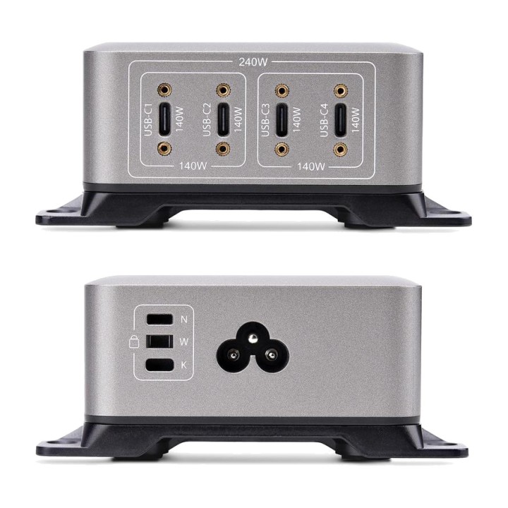 STARTECH.COM Caricatore da scrivania GaN con 4 porte USB-C